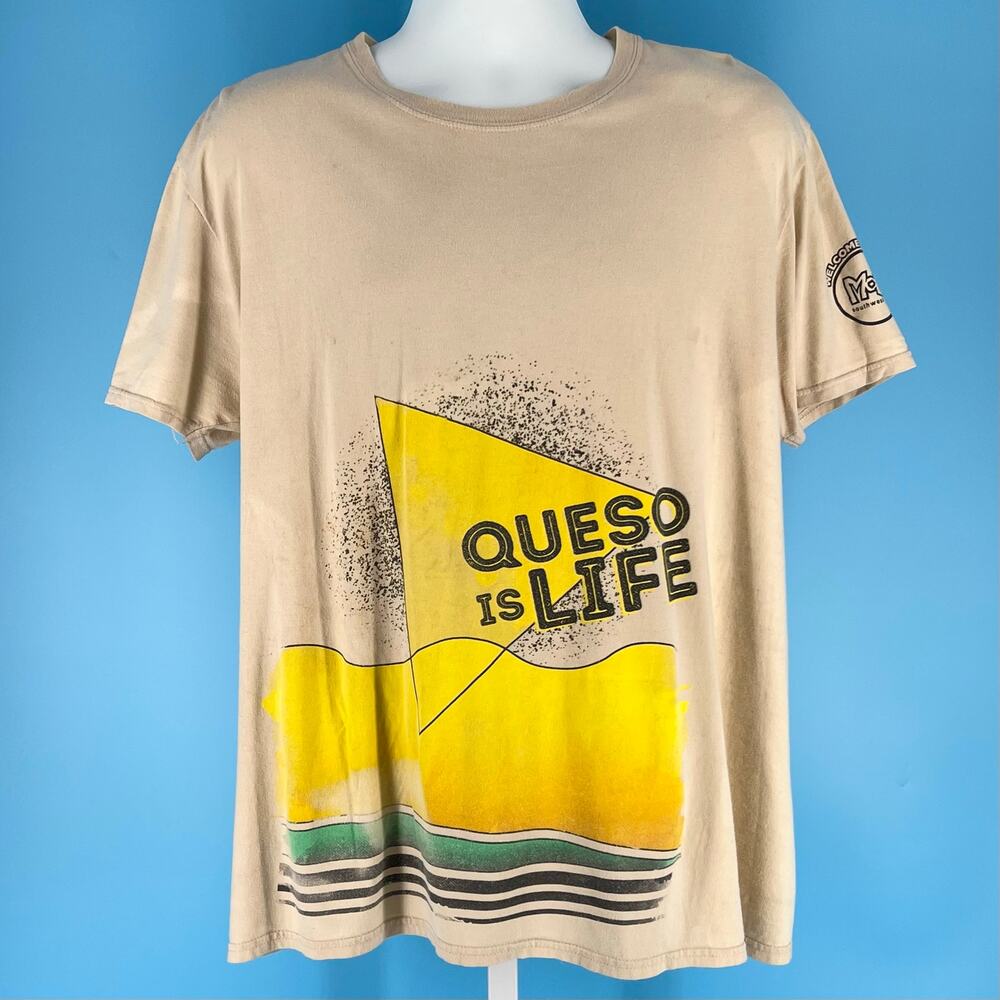 Queso is Life Moes Southwest Grill tshirt